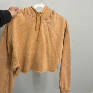 Aeropostale yellow hoodie slightly cropped